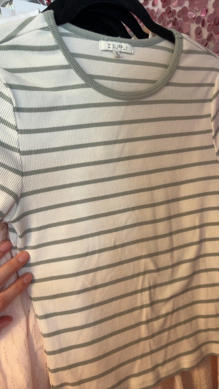 Z Supply Striped T-Shirt / Size: M