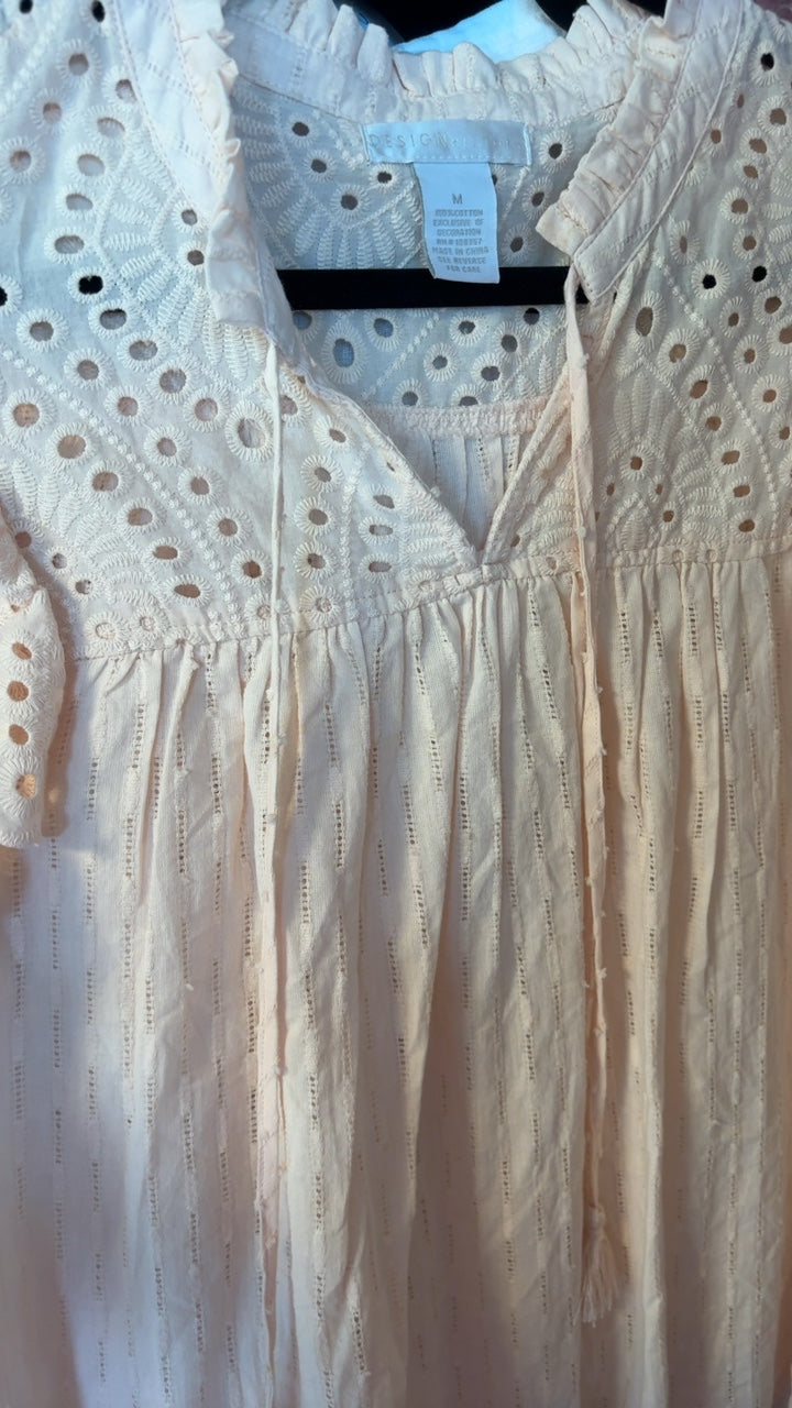 DESIGN History Eyelet Shirt / Size: M