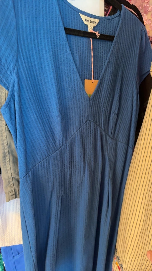 Boden Mini Dress in Blue NWT / Size: 8/M