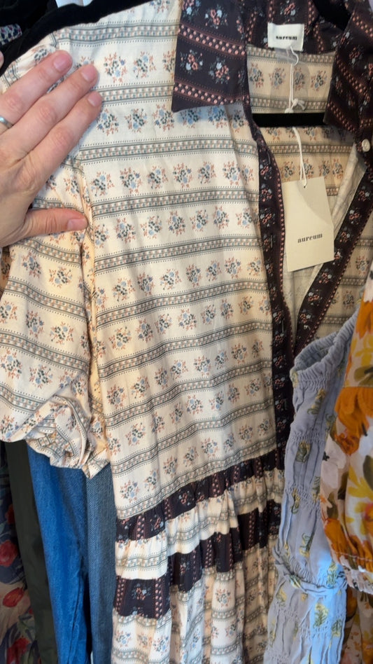 Aureum Mini Shirt Dress NWT / Size: L
