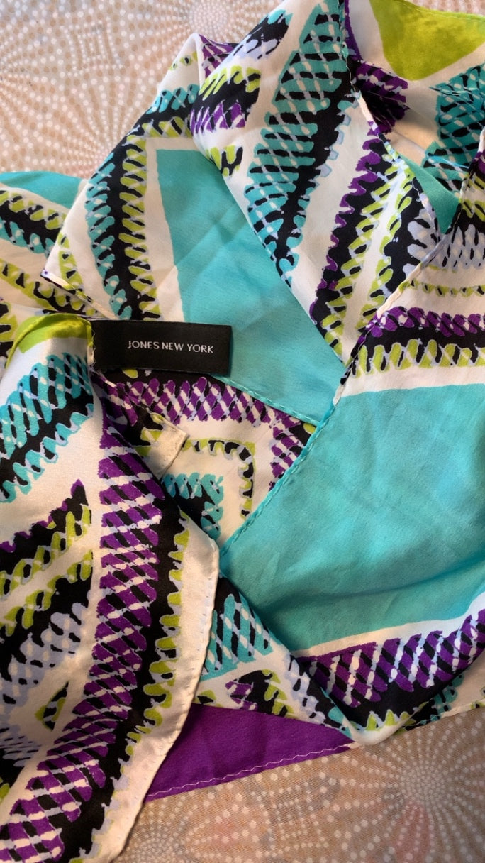 Jones New York Silk Scarf