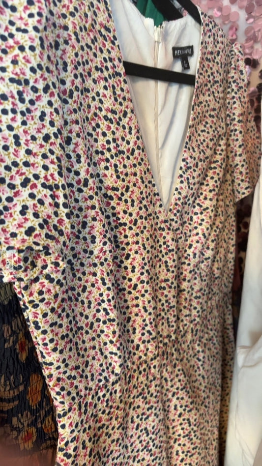 J.Crew A-Line Mock Wrap Dress / Size: 2/XS