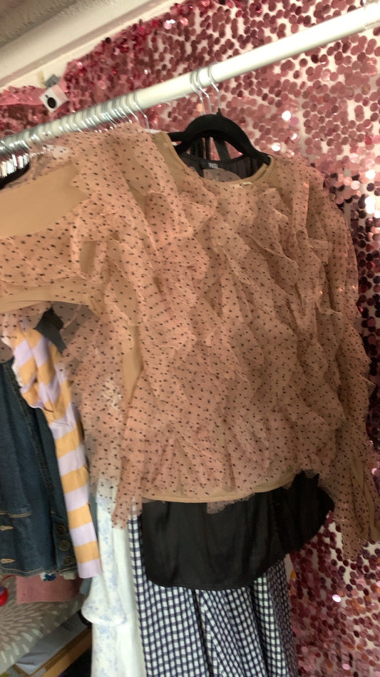 Dolan ruffle Shirt / Size: M
