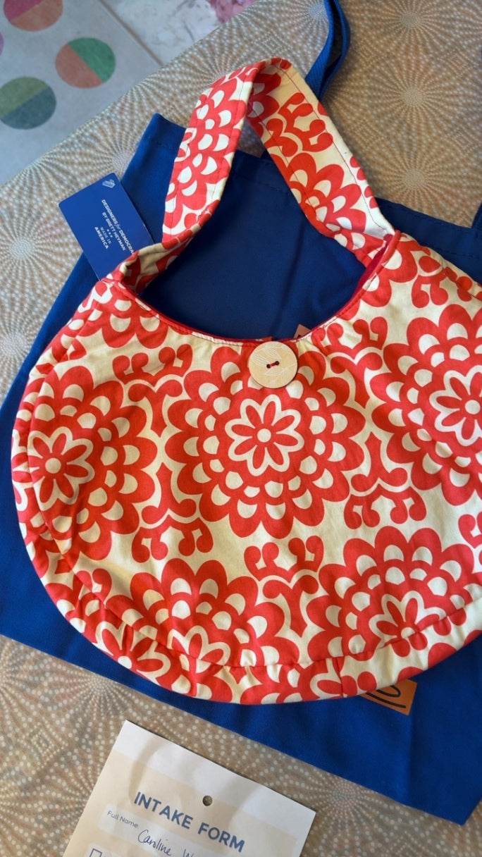 Handmade Floral Shoulder Bag