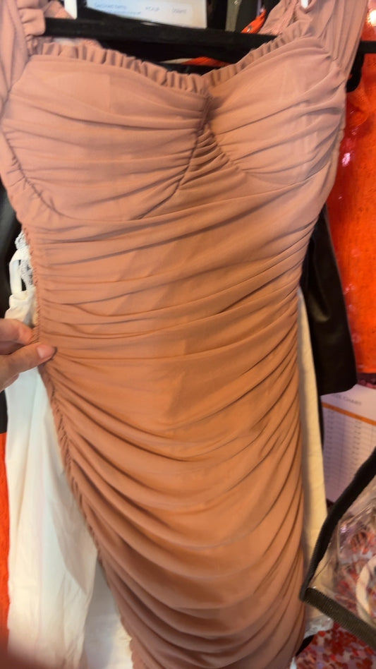 SHEIN Rouched Dress / Size: S
