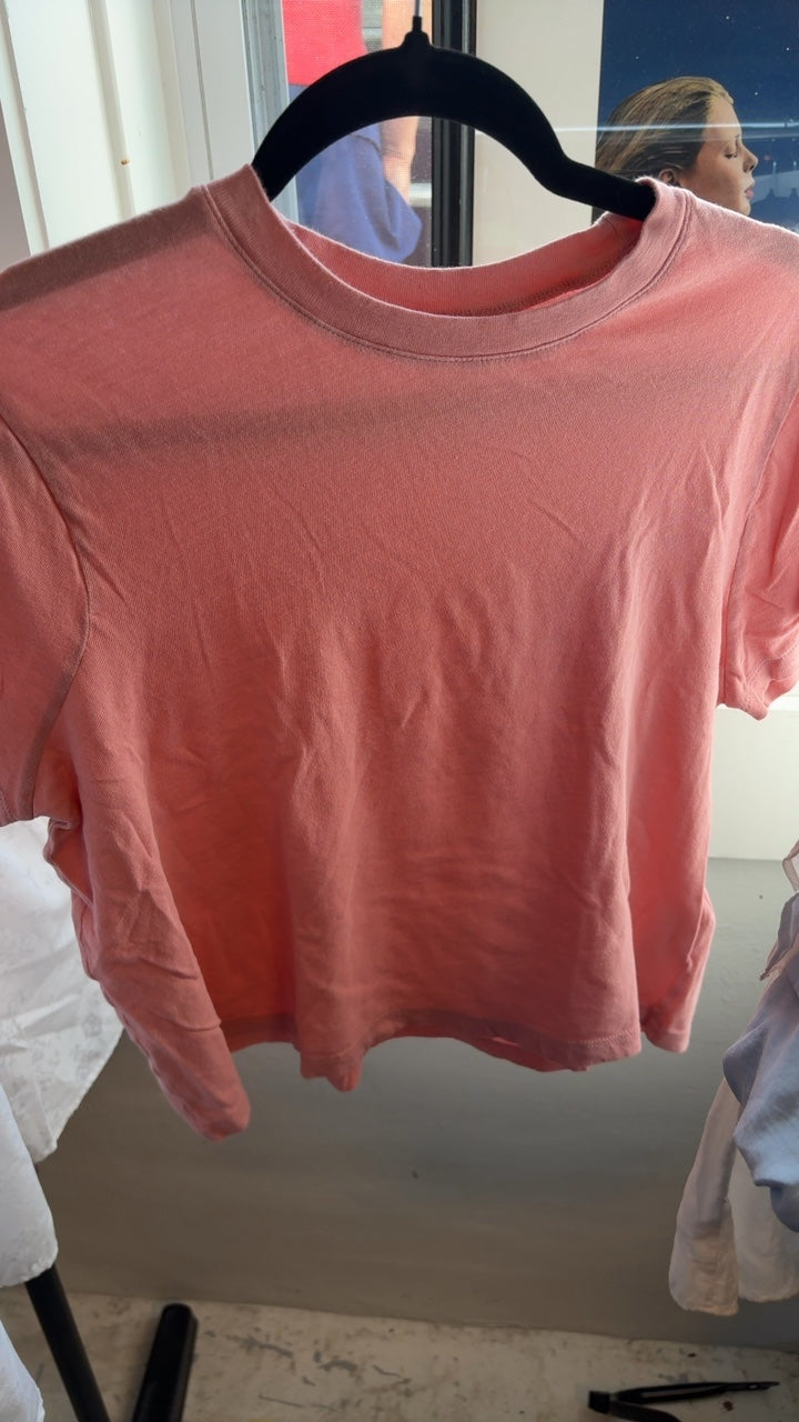 Madewell Boxy Crop T-Shirt / Size: S