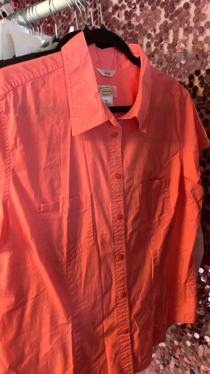 Talbots Pink Shirt / Size: Extra Large
