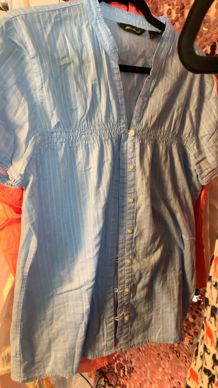 Eddie Bauer Button Up Shirt / Size: Large