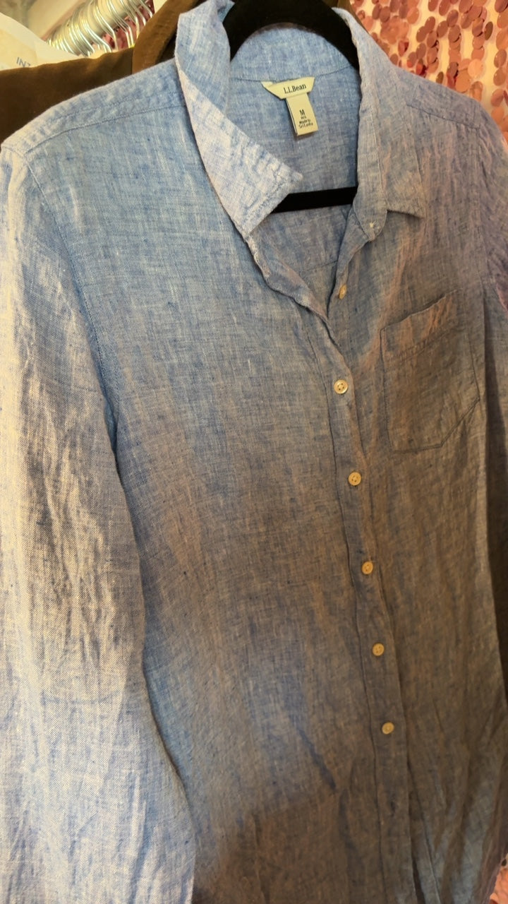 L.L.Bean Cambray Shirt / Size: M
