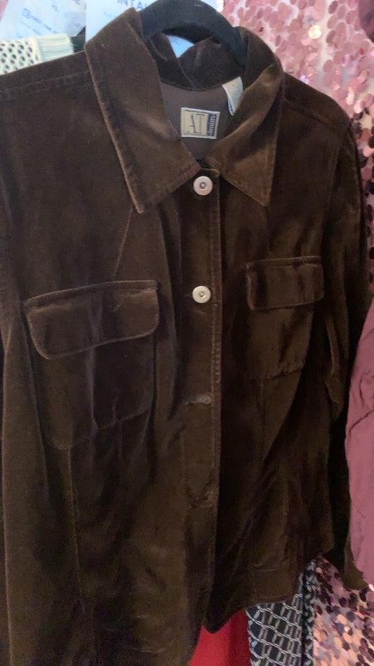 AT Denim Chocolate Shirt / Size: L