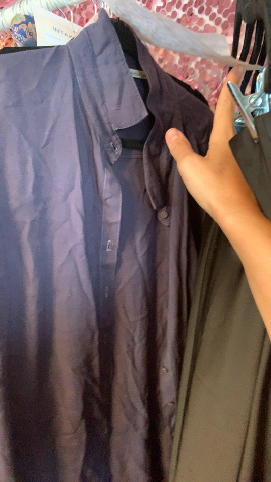 Marine Layer Navy Shirt / Size: M