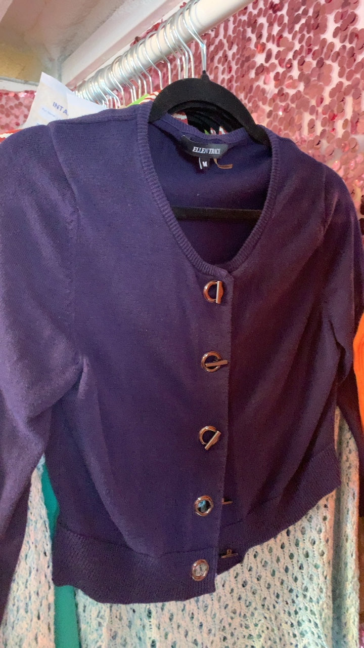 Ellen Tracy Toggle Shirt / Size: M