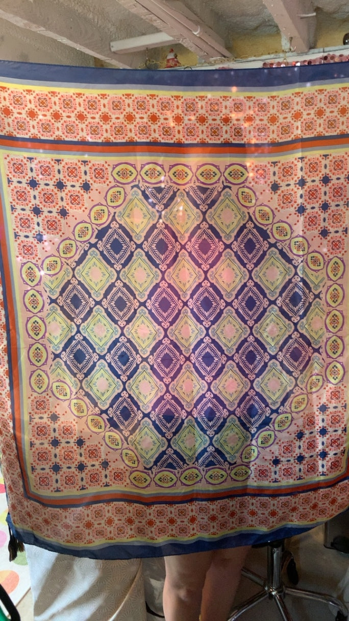 Scarf with Tassels Accessory