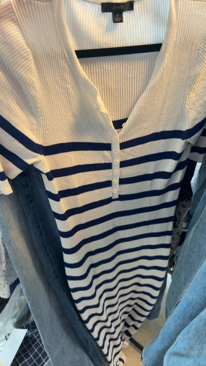 J. Crew Ribbed T-Shirt Dress / Size: S