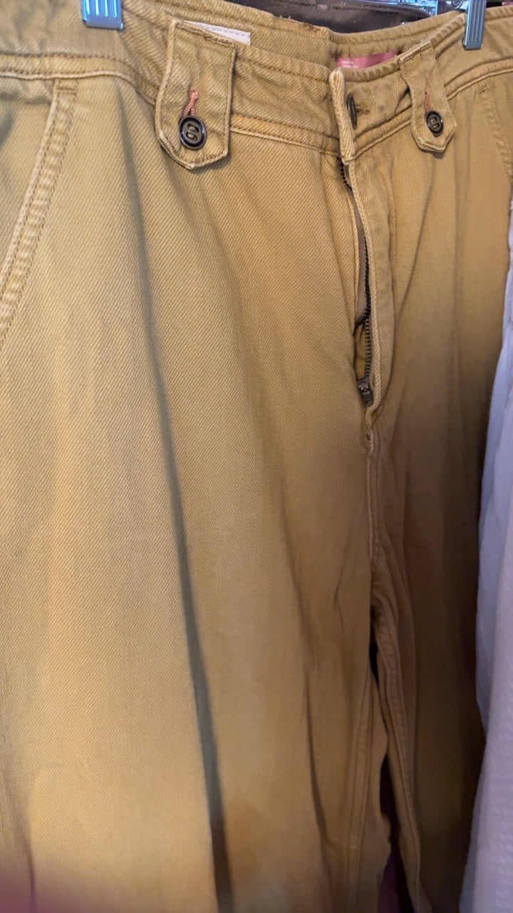 Pilcro by Anthropologie Pants in Mustard / Size: 31/12/L