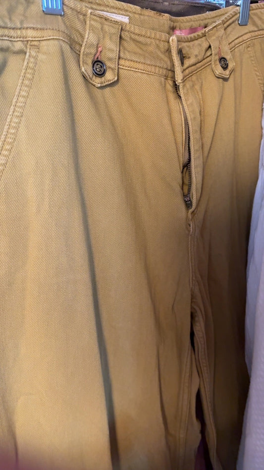 Pilcro by Anthropologie Pants in Mustard / Size: 31/12/L