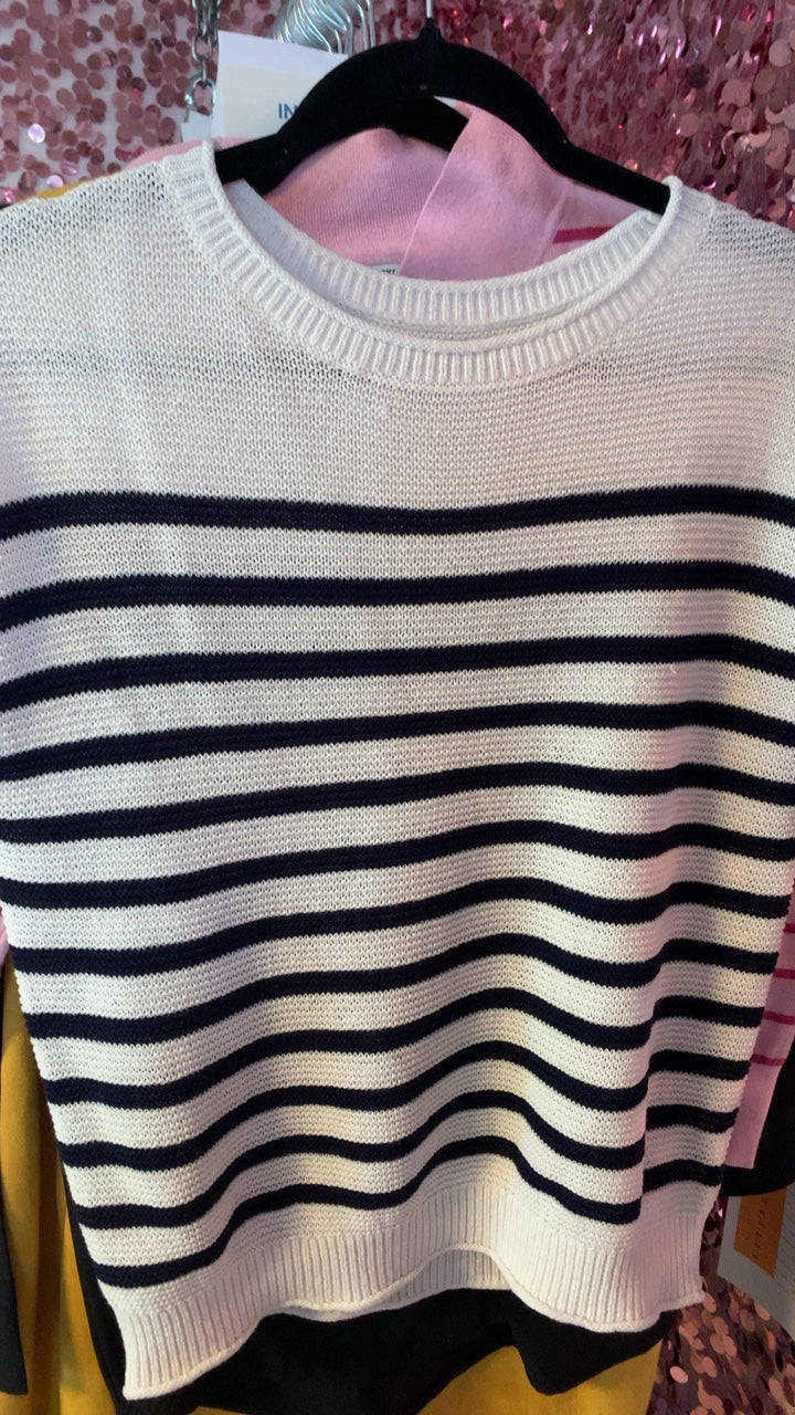 LOFT Capped Sleeve Breezy Shirt / Size: M