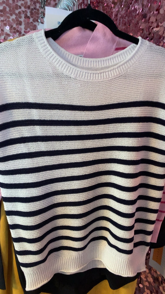 LOFT Capped Sleeve Breezy Shirt / Size: M