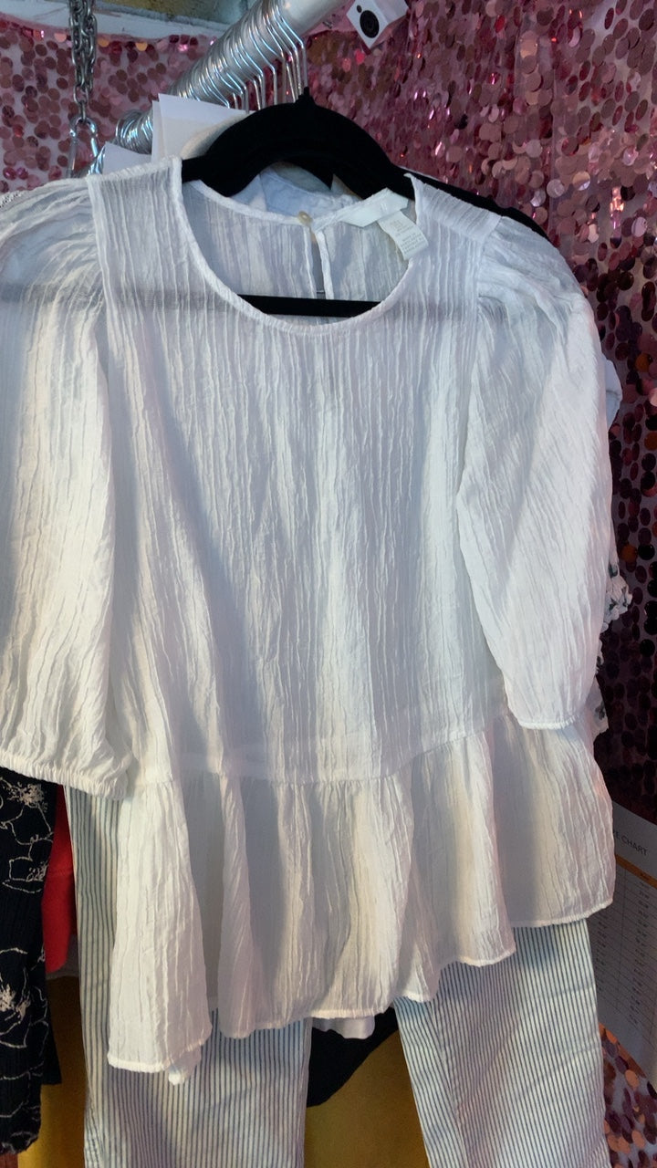 H&M White Shirt / Size: S