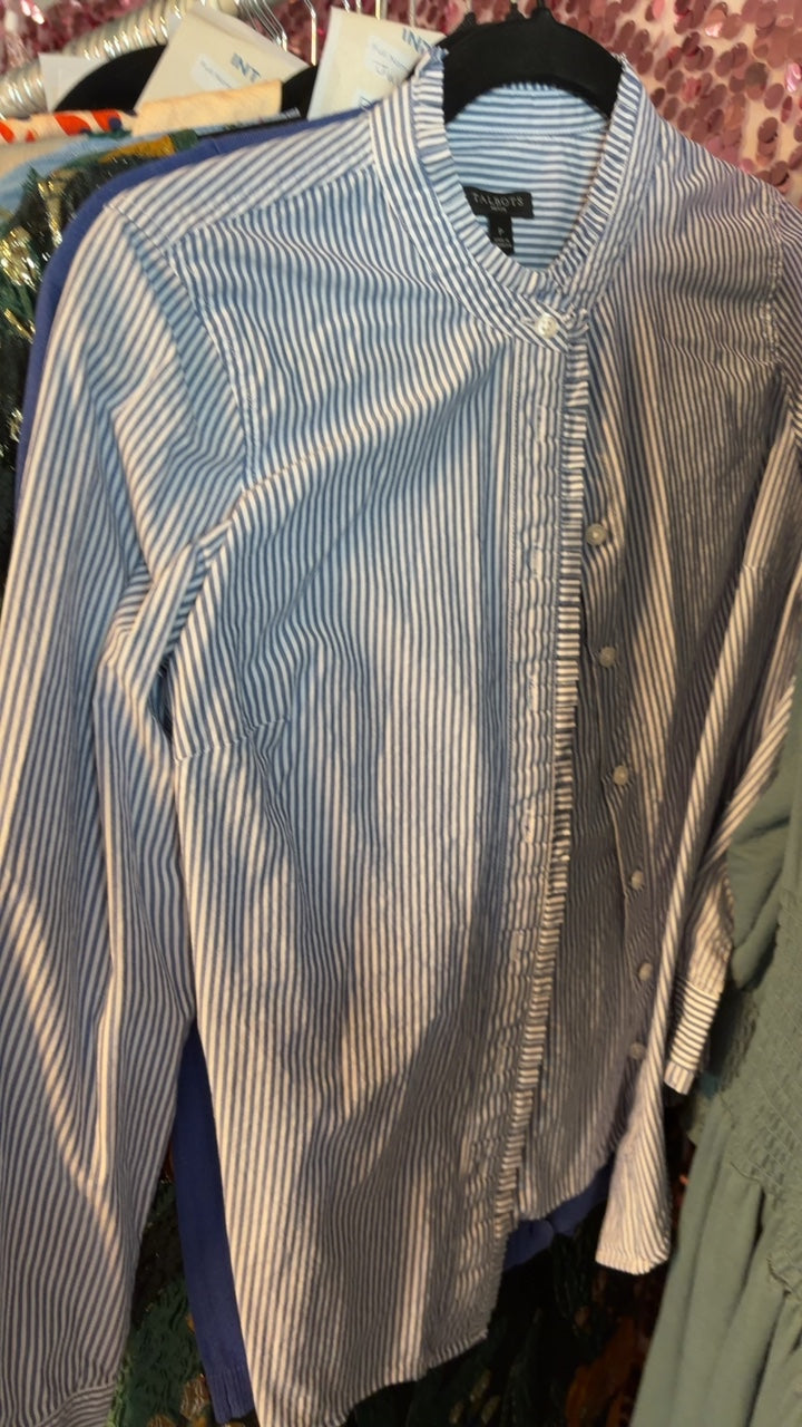 Talbots Ruffle Shirt / Size: XS/P