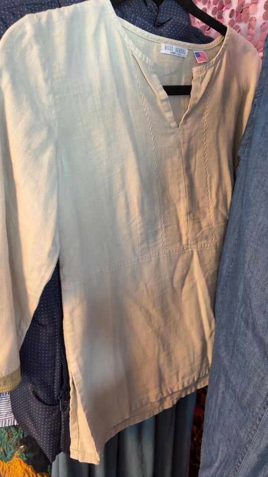 Russ Berens Linen Blend Shirt / Size: S