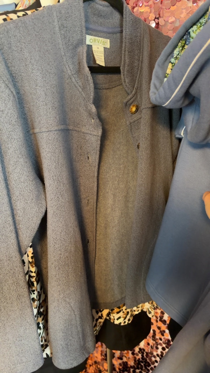 Orvis Button Front Sweater / Size: M