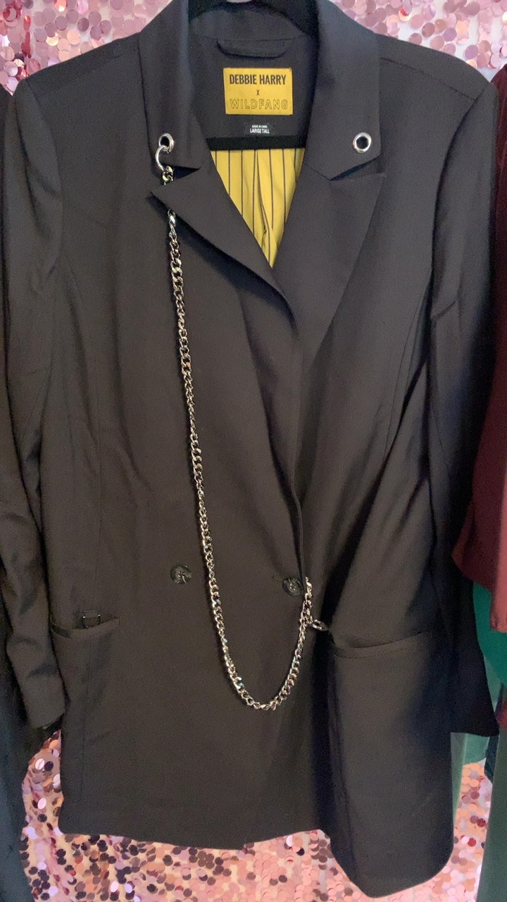 Debbie Harry Chain Jacket / Size: L