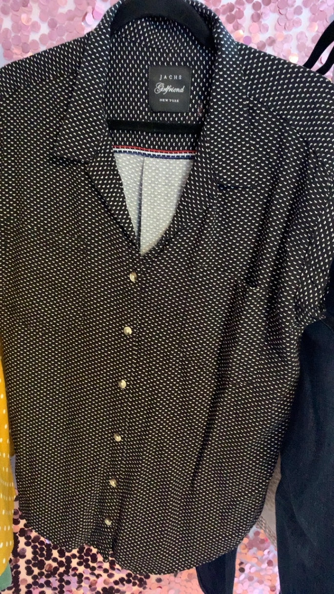 Jachs Black & White Shirt / Size: M