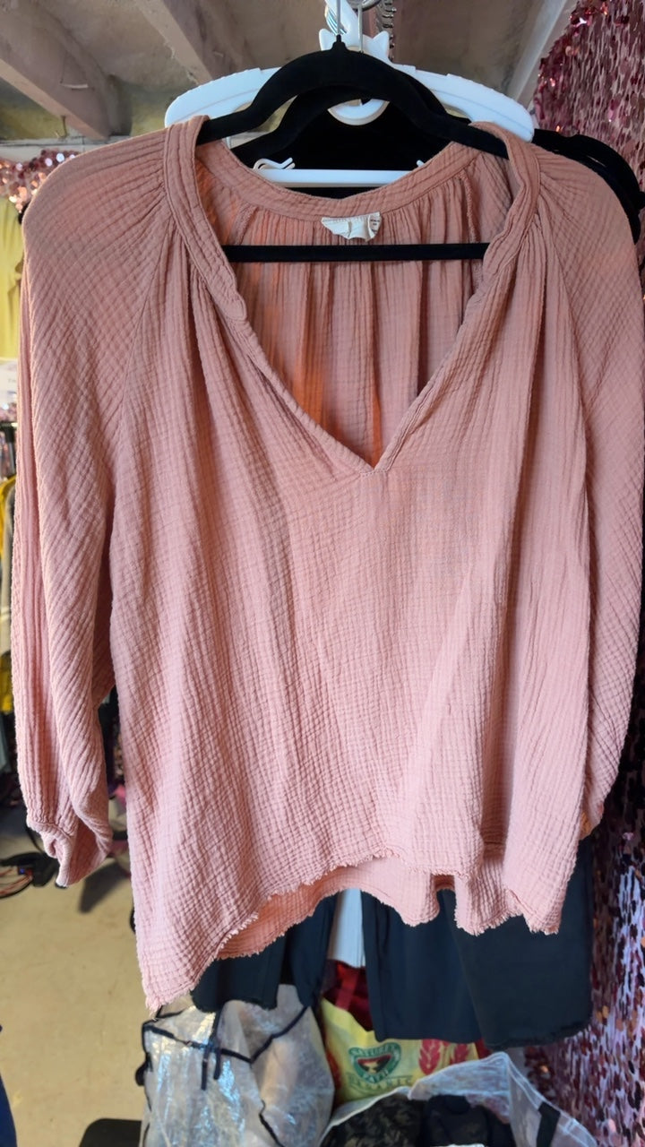 Nation Gauze Shirt / Size: M