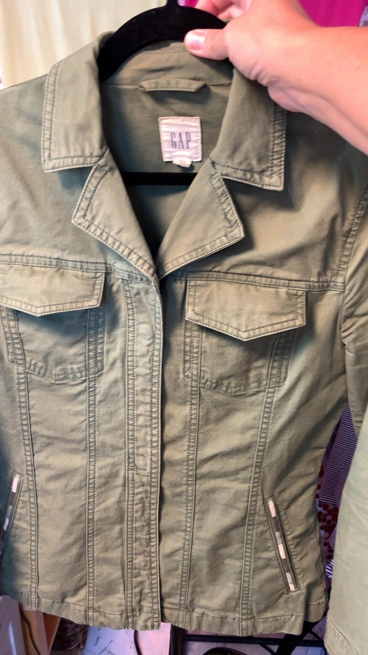 GAP Olive Blazer Jacket / Size: S