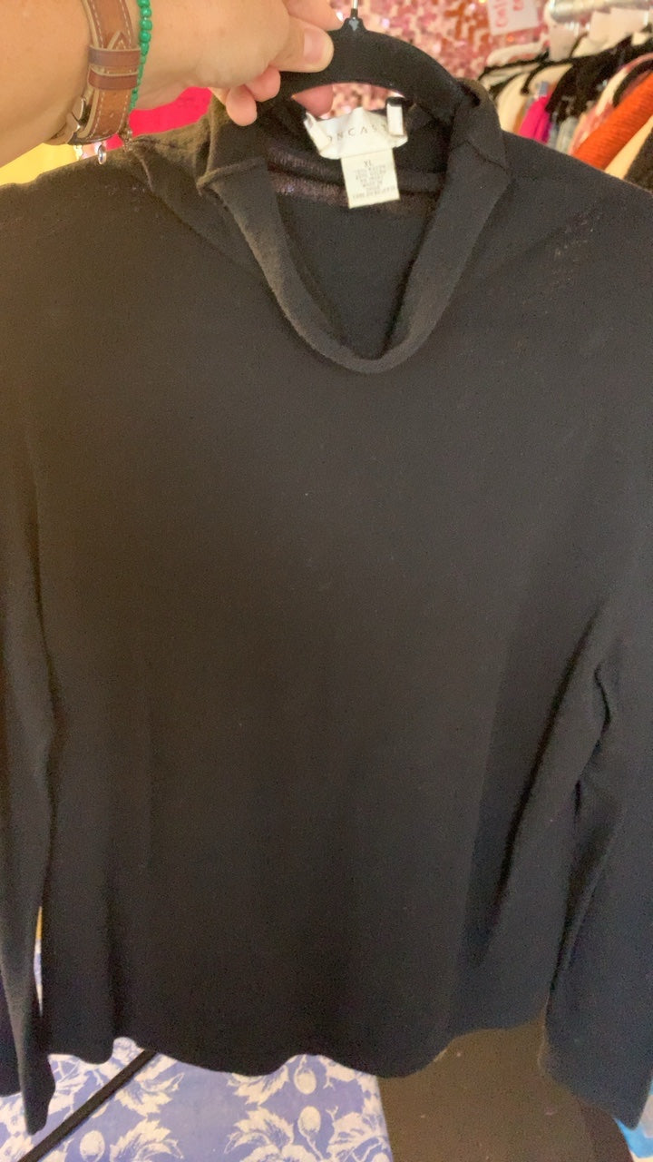 Doncaster Black Sweater / Size: L/XL