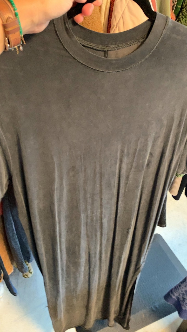 Grey T Shirt Dress  / Size: