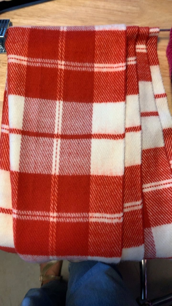 Lands End Orange Scarf