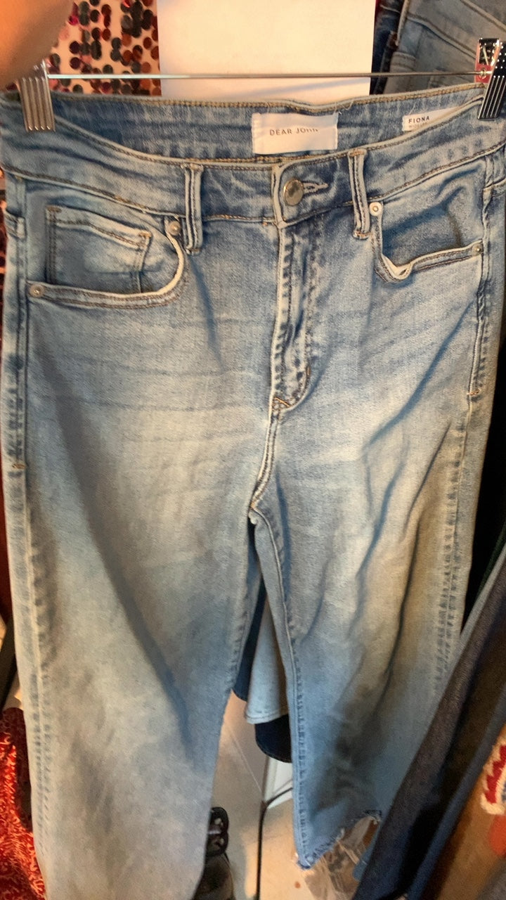 Dear John Frayed Hem Pants / Size: 26/2/XS