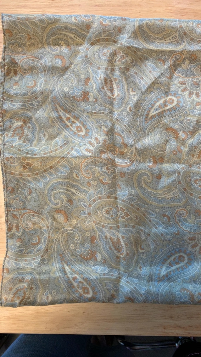 Blue & Brown Scarf