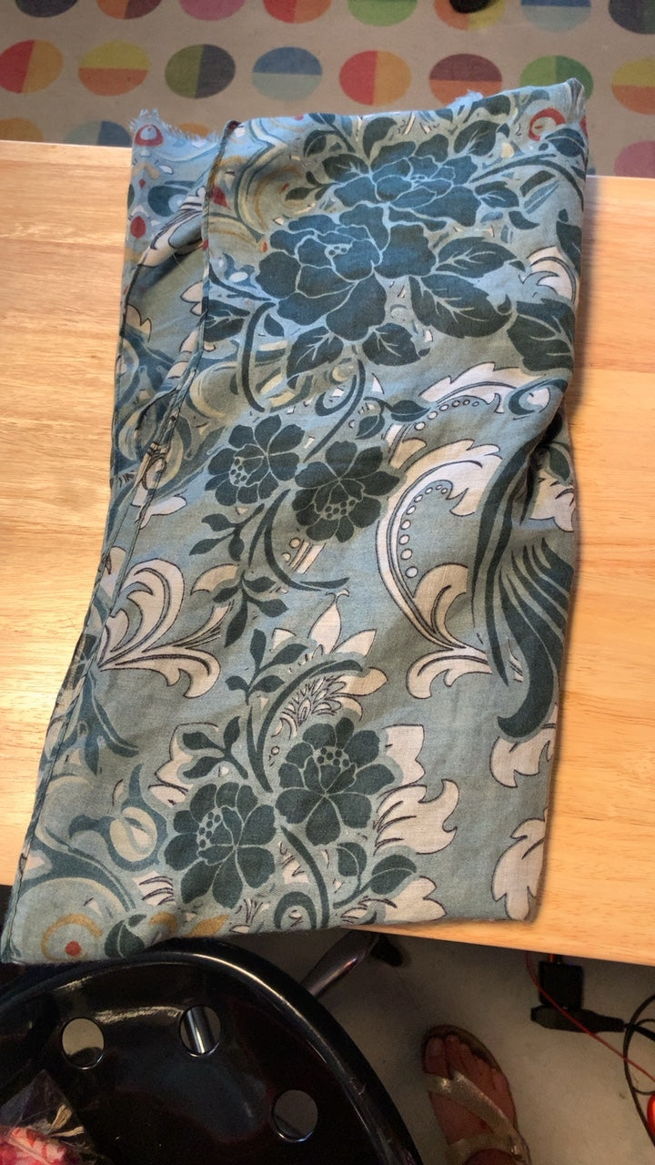 NWT Blue & Brown Scarf 