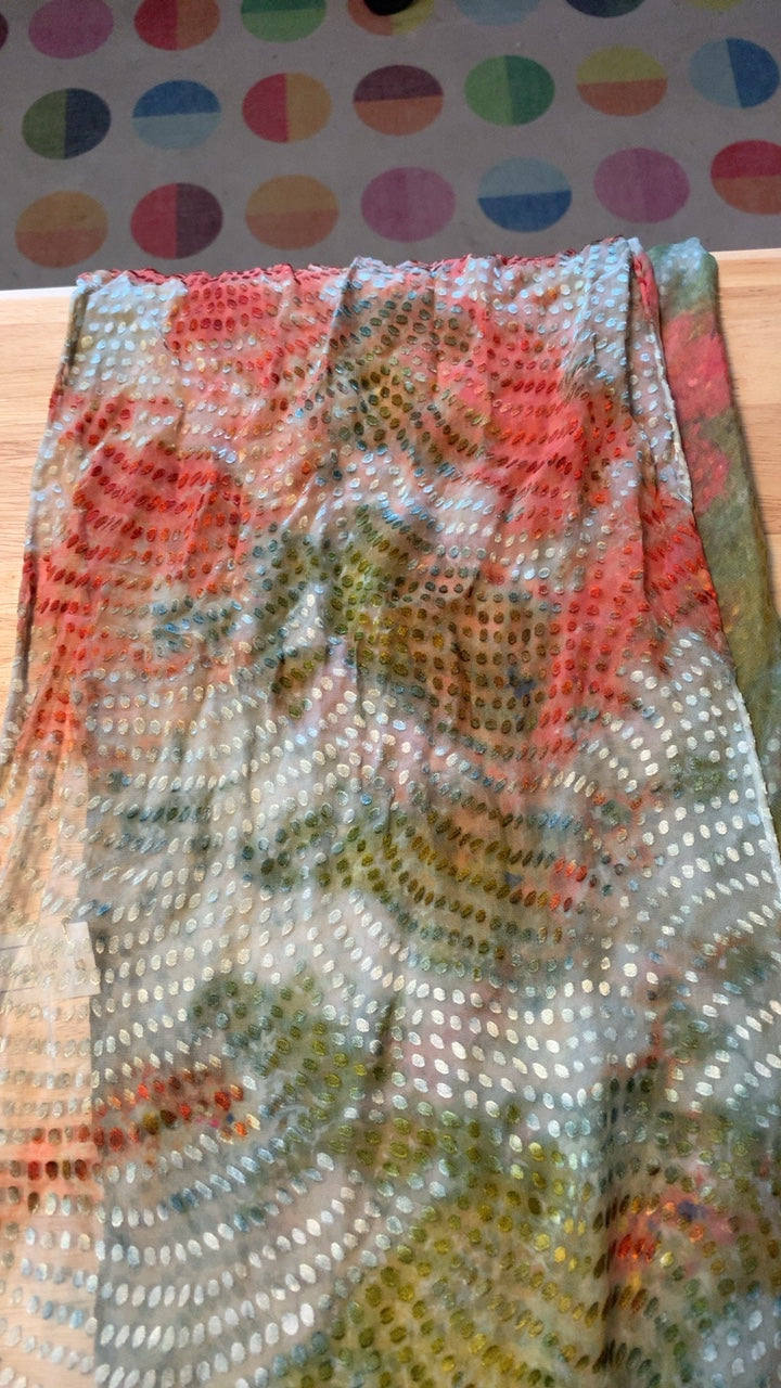 Red & Green Scarf Accessory