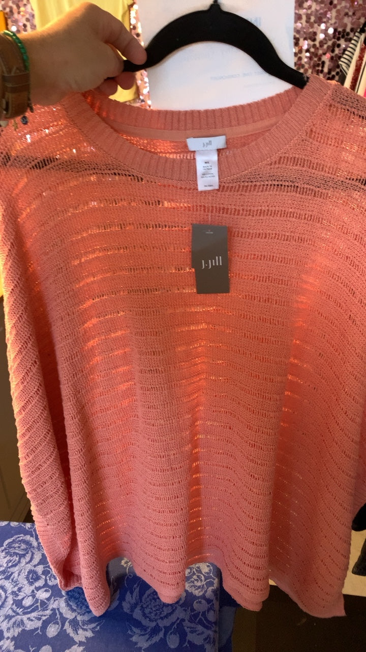 J Jill NWT Coral Poncho / Size: M/L