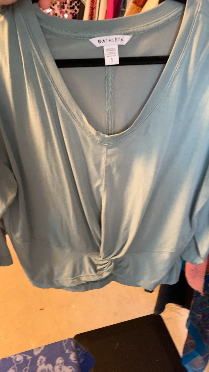 Athleta Front Tie Shirt / Size: S