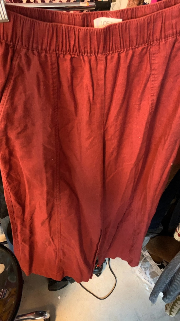 LOFT Rust Pants / Size: S