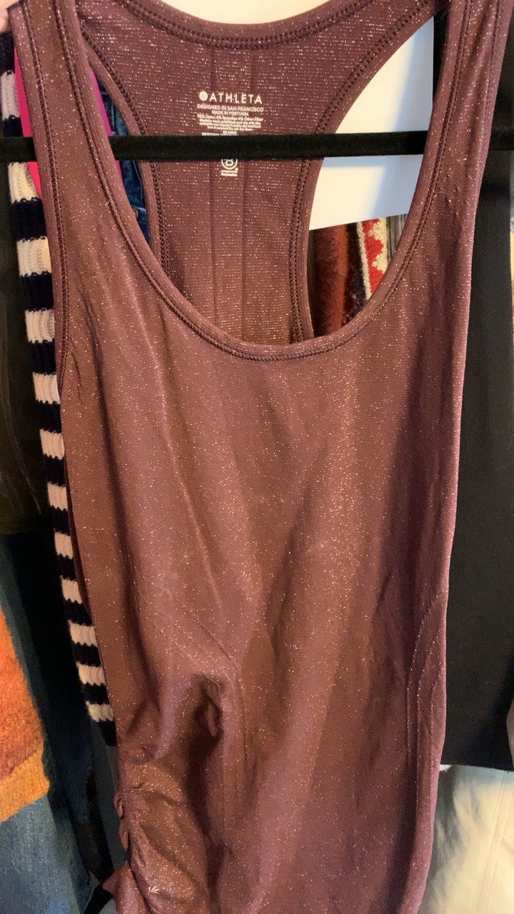 Athleta Glitter Athletic Top  / Size: M