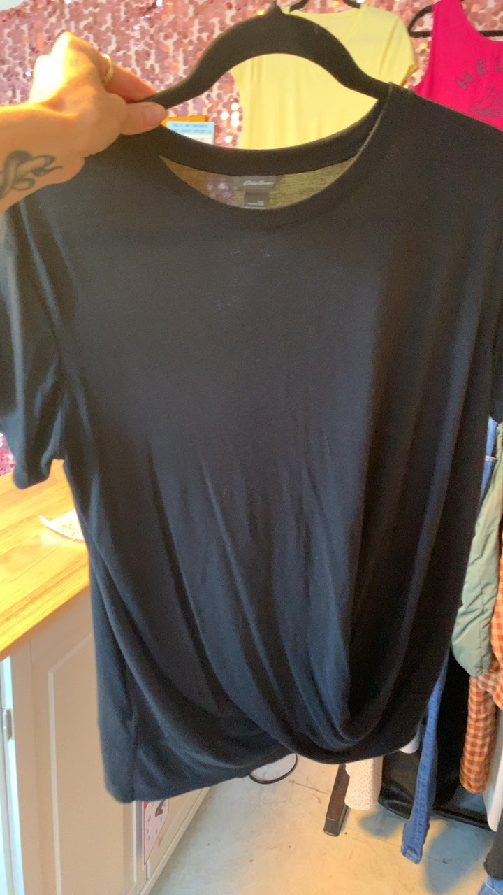 Eddie Bauer Drapped T Shirt / Size: XS