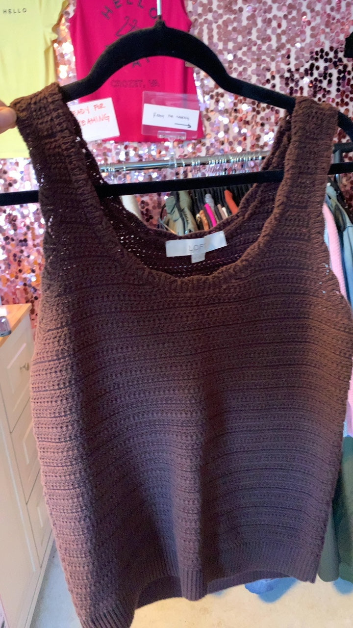 LOFT Crocheted Tank Top / Size: XS